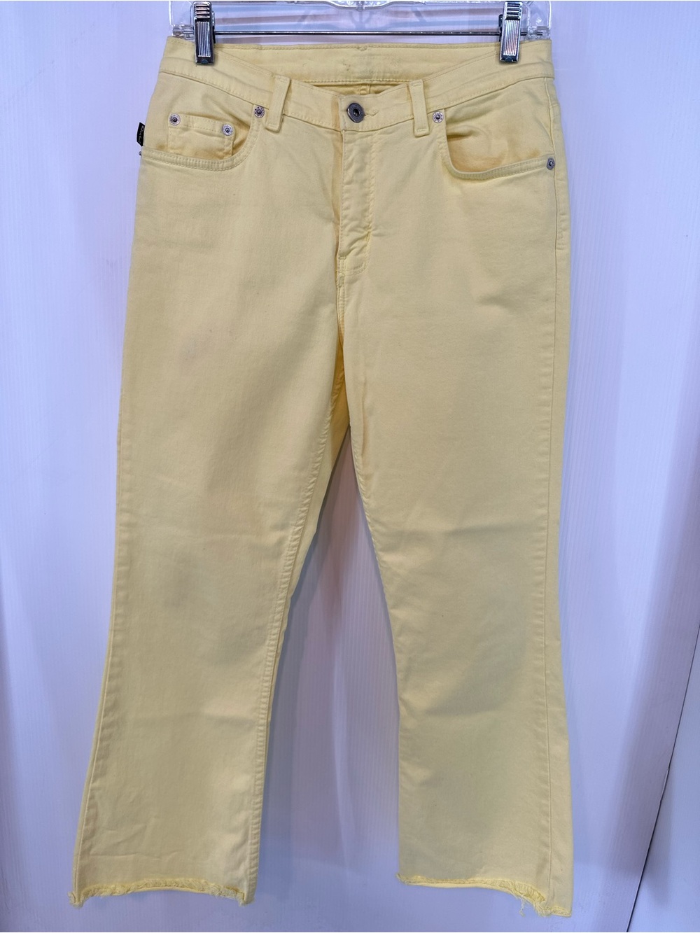 Buffalo Straight-Leg Jeans Women’s 30 banana yellow‎ raw hem